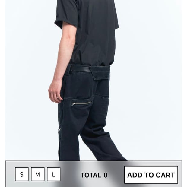 플라스틱프로덕트 revealed pants (L)