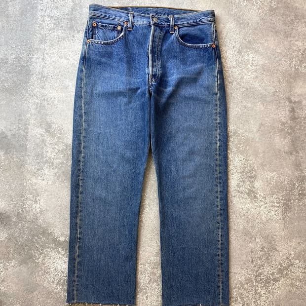 [31] 00s Levi's 501 리바이스 레귤러핏 컷오프 데님팬츠