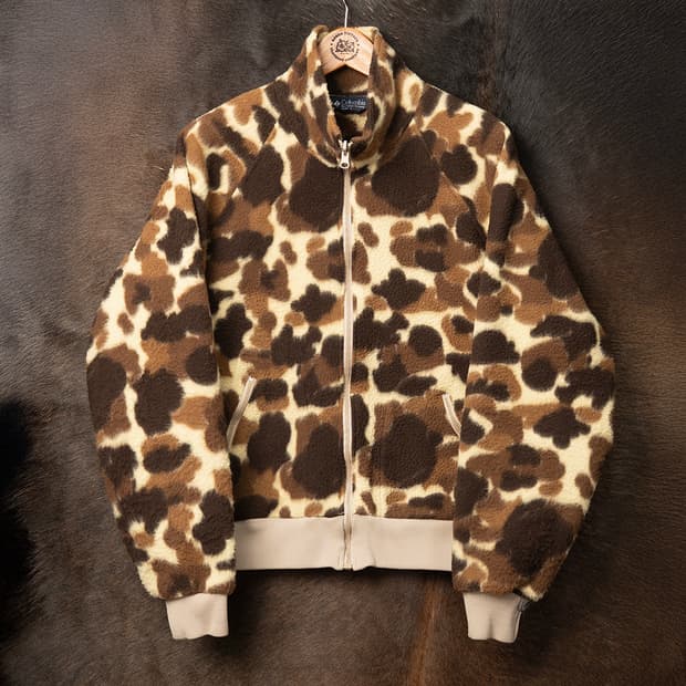 [105] 80s~ 컬럼비아 카모 플리스 자켓 