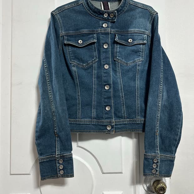 캘빈클라인 데님 바이커자켓