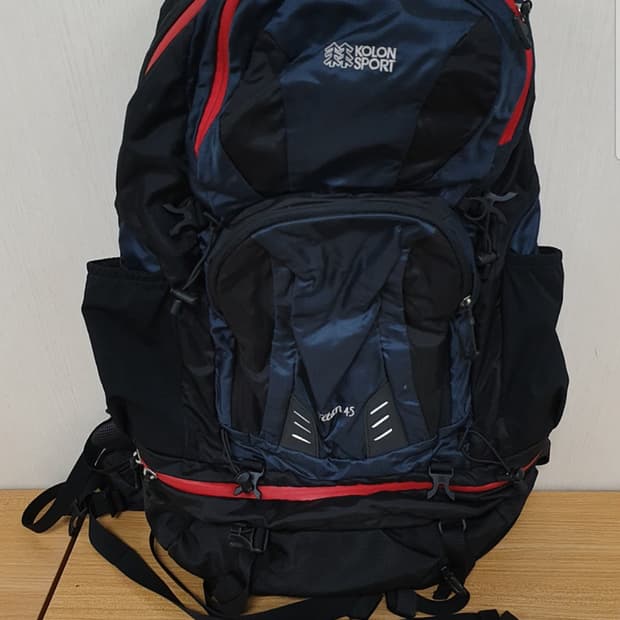코오롱 스포츠 45리터 등산배낭 팝니다