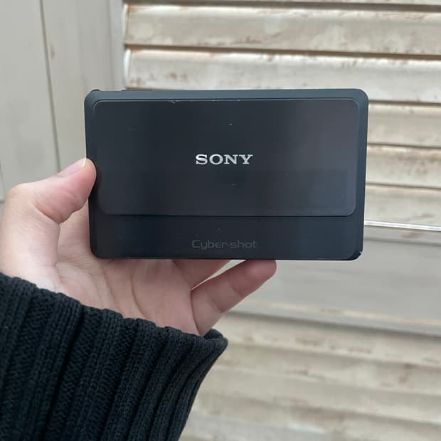 소니 사이버샷 dsc-tx9 르세라핌 허윤진 디카, 디지털 카메라
