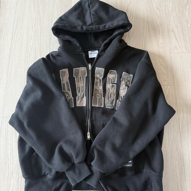 더랭크 세비지 후드집업 1사이즈