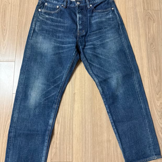 오디너리 핏 스트레이트 데님팬츠