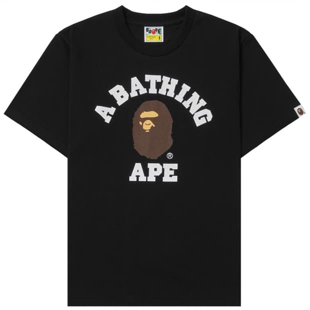 BAPE 베이프 콜리지 컬리지 티셔츠 반팔