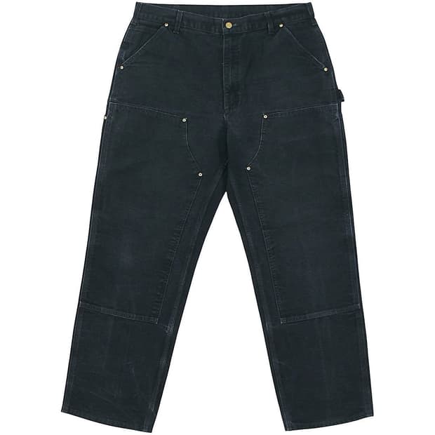 10s USA 칼하트 B01 BLK 블랙 더블니 카펜터 팬츠