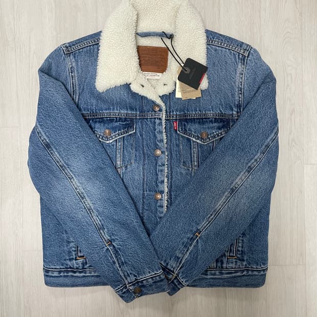 리바이스 쉐르파 데님 트러커 자켓