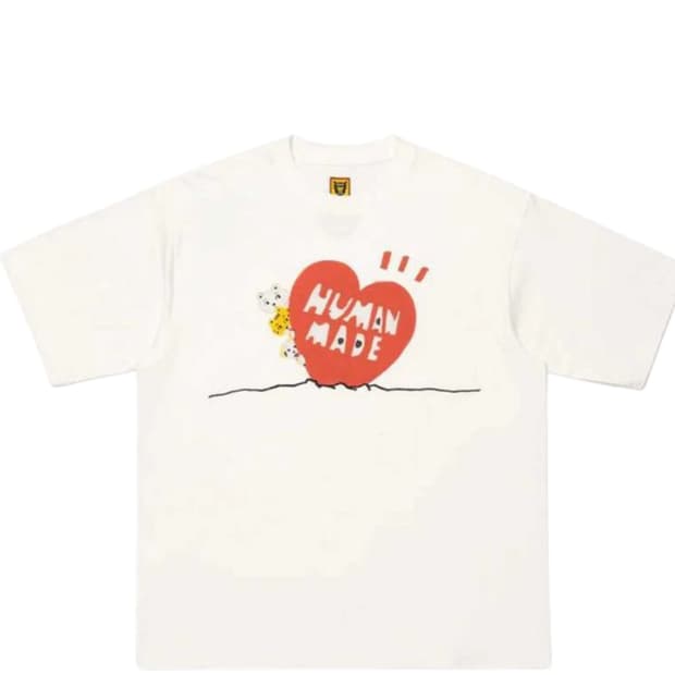 휴먼 메이드 케이코 소오토메 티셔츠 화이트 L XX29TE004