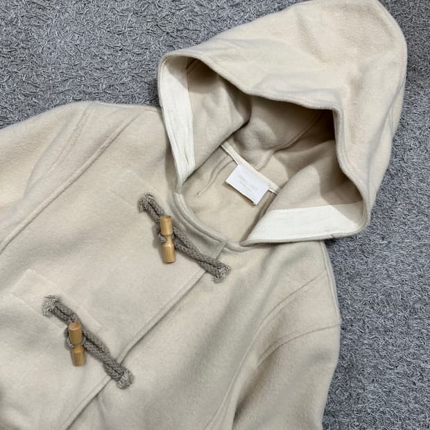 [우먼90-95] 허클로젯 크롭더플코트