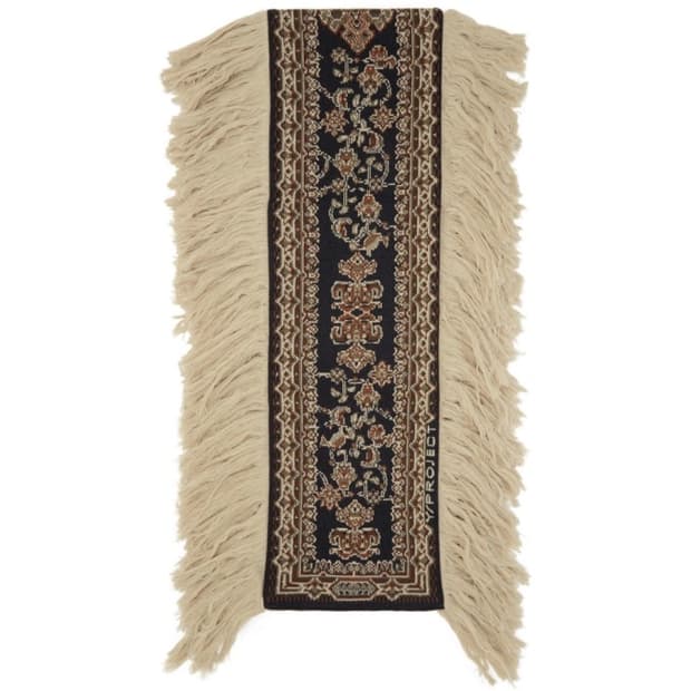 Y PROJECT Y프로젝트 프린지 카페트 스카프 머플러