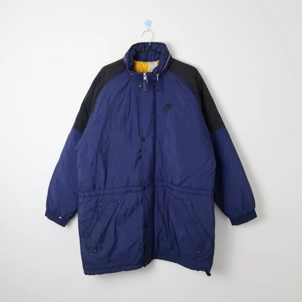 90's Nike Long Padded Parka