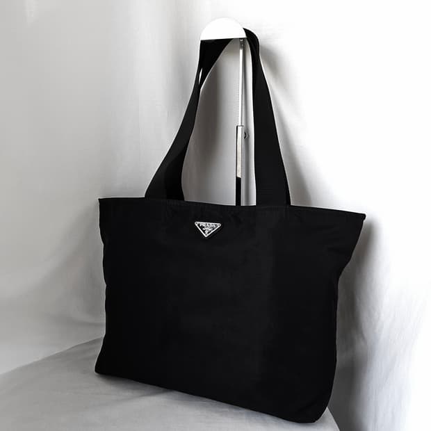 [정품 PRADA] 프라다 포코노 나일론 쇼퍼백 숄더백 라지