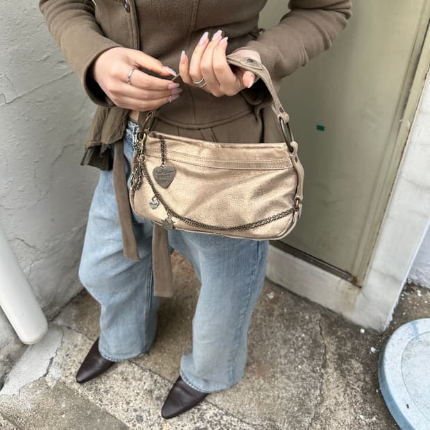 00s 스웨이드 체인 & 참 쥬시 꾸뛰르 가방