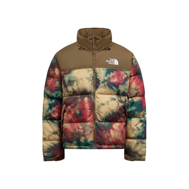 노스페이스 1996 레트로 눕시 타이다이 카키 올리브 패딩 S