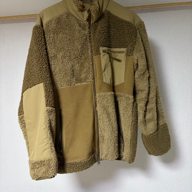 [L] 유니클로X엔지니어가먼츠 후리스 브라운