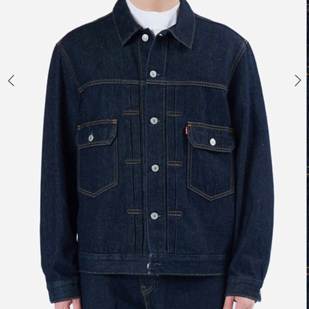 Levis biotop type 2 truker 데님자켓