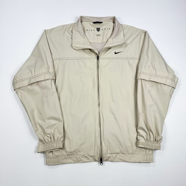 00s 나이키 골프 올드스쿨 바람막이 아이보리 L