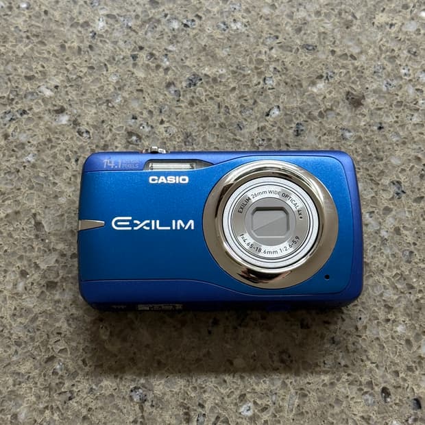 작례O) 카시오 엑슬림 ex-z550 블루