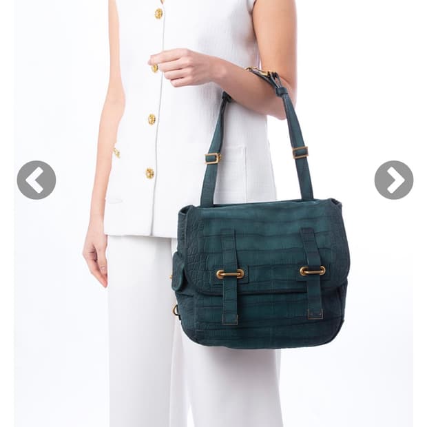 생로랑 크로코다일 패턴 토트백 & 숄더백 