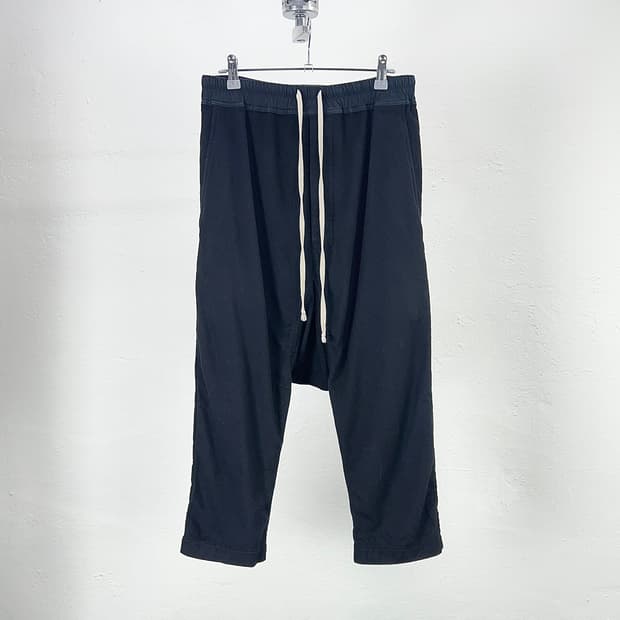 릭 오웬스 15FW 울 캐시미어 배기 쇼츠