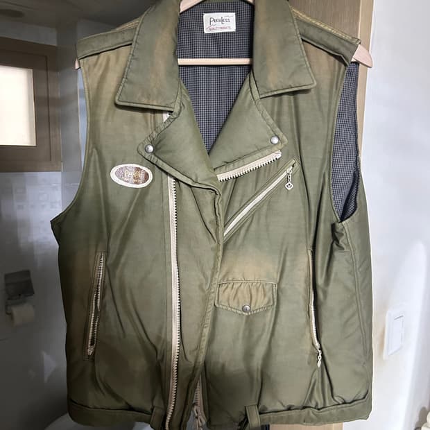 비즈빔 스트라블러 다운 베스트 올리브