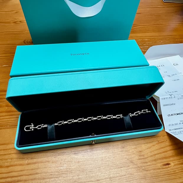 티파니 하드웨어 스몰링크 팔찌