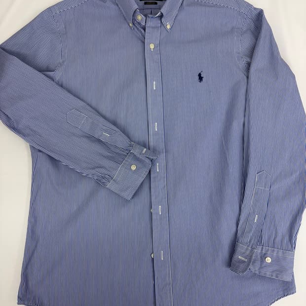 [M] 폴로 랄프로렌 스트라이프 클래식핏 셔츠