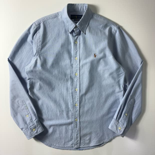 Polo  폴로 랄프로렌 자수 코튼 소라 옥스퍼드 셔츠 