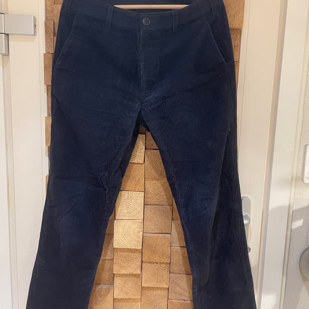 아르켓 코듀로이 팬츠 네이비 31