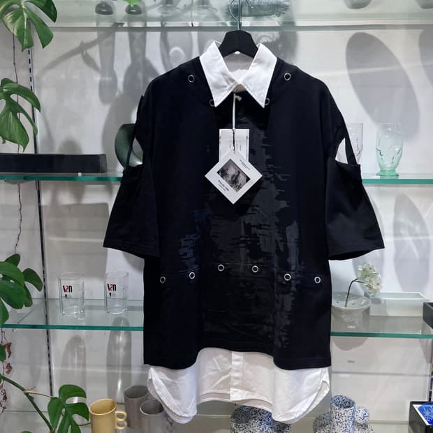 타카히로미야시타 더 솔로이스트 collar & tail short tee