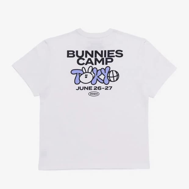 뉴진스 버니즈 캠프 2024 도쿄돔 티셔츠 화이트 L