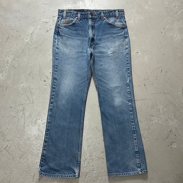 90's USA Made 빈티지 리바이스 517 부츠컷 연청