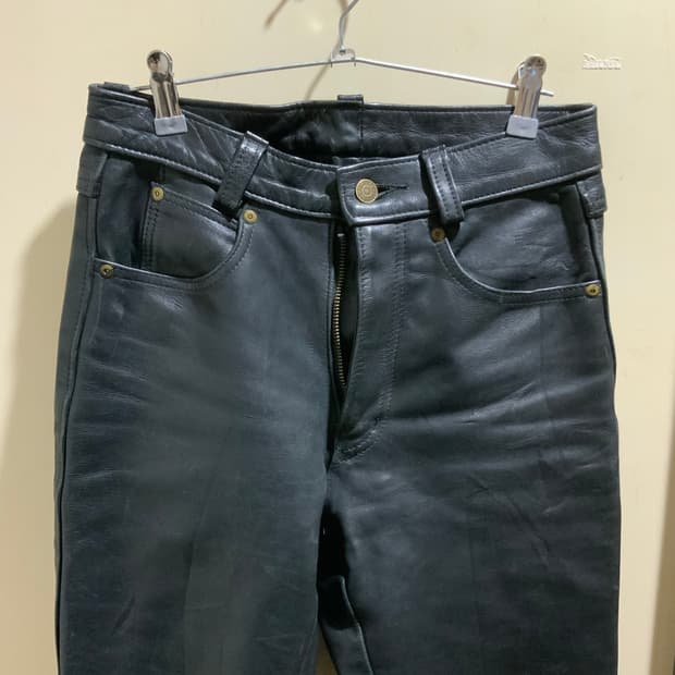 Schott leather pants 28