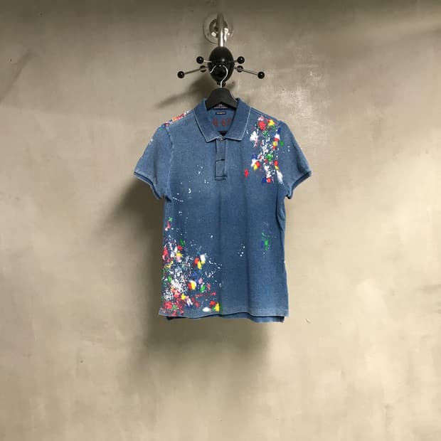 폴로 랄프로렌 페인팅 PK 반팔 카라티 L