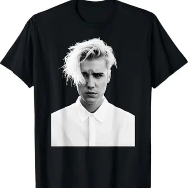 [L] 저스틴 비버 퍼포즈 투어 저스틴포에버 빈티지 티셔츠