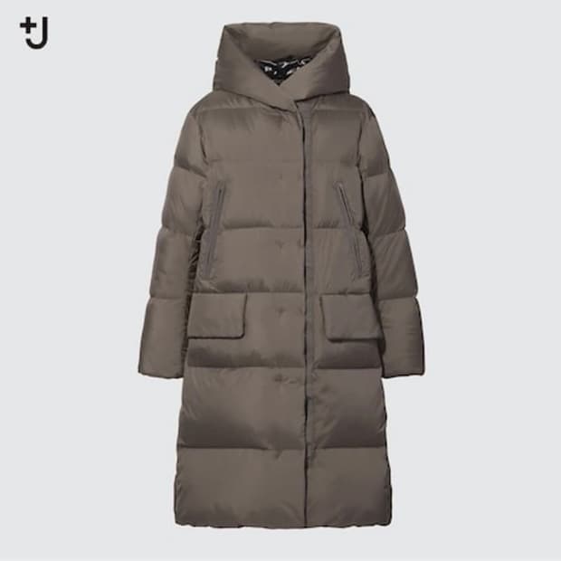 XL) 유니클로x질샌더 하이브리드 덕다운 자켓 롱패딩