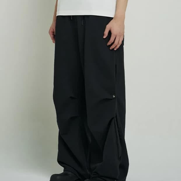 [L] 주앙옴므 X CTR 더블 레이어 스웻 팬츠 (블랙)