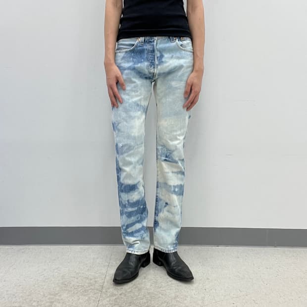 Levis 리바이스 501 타이다이 블리치 워싱 데님 팬츠 29