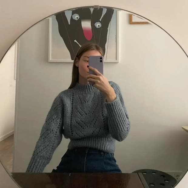 (size L) zara 자라 니트 블루