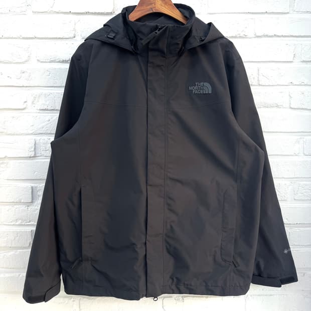노스페이스 블랙 투웨이 고어텍스 바람막이 자켓 