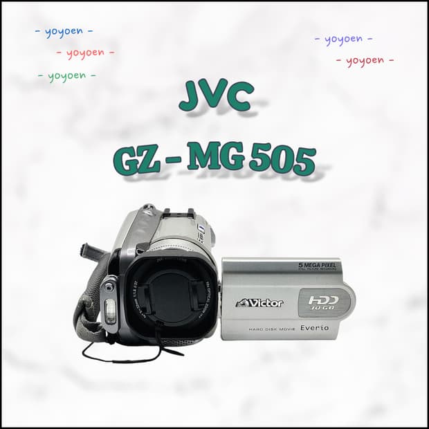 JVC GZ-MG 505 빈티지캠코더