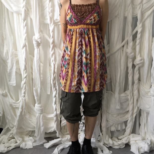 Ethnic mood sleeveless