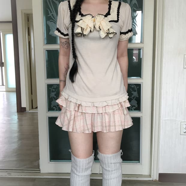 Axes femme ribbon point t shirt