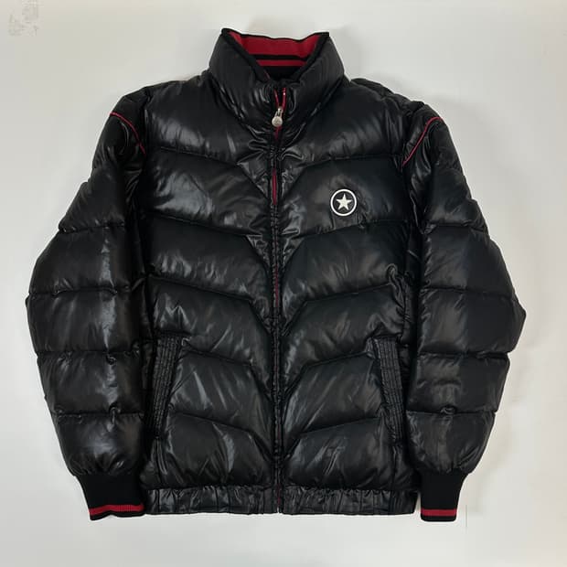 컨버스 레더 패딩 (덕다운)