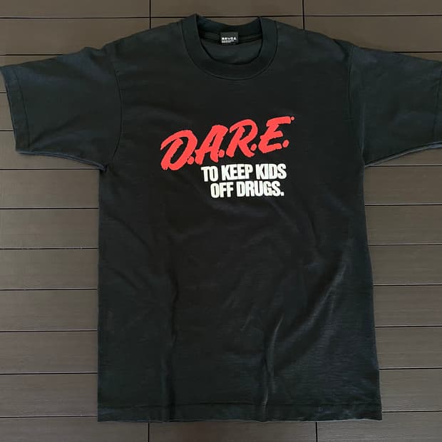 (L) 90s 빈티지 DARE 티셔츠