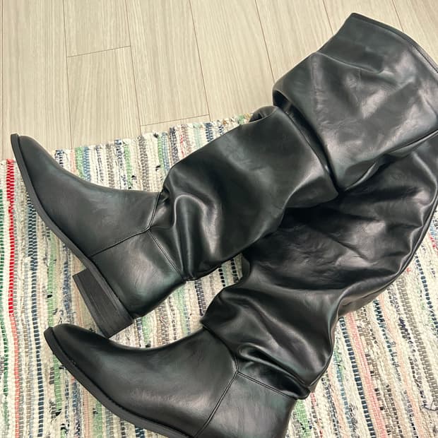 Cider 블랙 롱부츠(새상품)