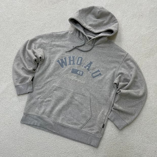 M 후아유 빅로고 후드 티셔츠 0323M