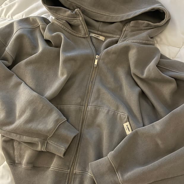 *해외출국으로 판매중단예정* 글로니 WASHED BOXY ZIP UP