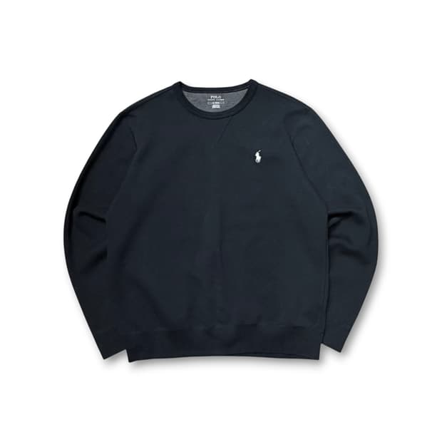 폴로 랄프로렌 코튼 더블 니트 스웨트셔츠