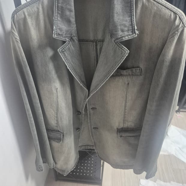 인사일런스 데님블레이저 Xl 새상품